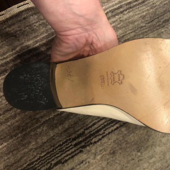 Hego's Milano White Leather Shoes I Made in Italy - Picture 3 of 6